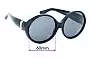 Sunglass Fix Replacement Lenses for Saint Laurent  SL M1 - 60mm Wide 
