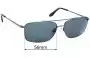 Sunglass Fix Replacement Lenses for Specsavers Ancelotti - 56mm Wide 