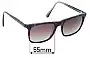 Sunglass Fix Replacement Lenses for Specsavers Tynemouth - 55mm Wide 