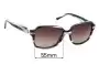 Sunglass Fix Replacement Lenses for Tory Burch TY7098 - 55mm Wide 