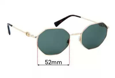 Valentino VA2040 Replacement Lenses 52mm wide 