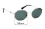 Sunglass Fix Replacement Lenses for Valentino VA2040 - 52mm Wide 
