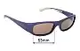 Sunglass Fix Ersatzgläser für Vuarnet Ref 123 - 53mm Wide 