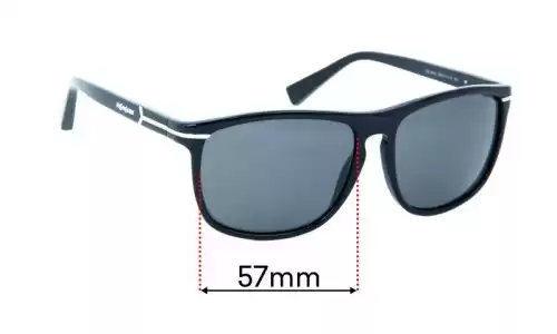 Sunglass Fix Replacement Lenses for Yves Saint Laurent YSL2297/S - 57mm Wide Sunglass Fix Replacement Lenses for Yves Saint Laurent YSL2297/S - 57mm Wide