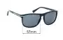 Sunglass Fix Replacement Lenses for Yves Saint Laurent YSL2297/S - 57mm Wide 