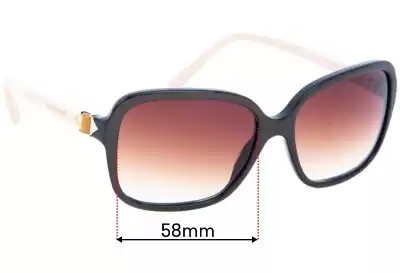 Bvlgari 8150-B Replacement Lenses 58mm wide 