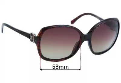 Chanel 5174 Ersatzgläser 58mm wide 