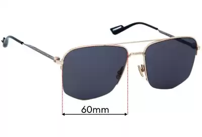 Christian Dior DIOR180 Replacement Lenses 60mm wide 