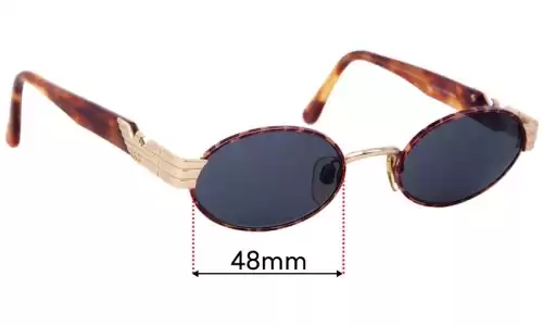 Sunglass Fix Lentes de Repuesto para Emporio Armani 054-S - 48mm Wide 