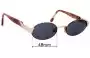 Sunglass Fix Lentes de Repuesto para Emporio Armani 054-S - 48mm Wide 