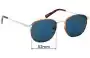 Sunglass Fix Replacement Lenses for Le Specs Neptune Deux - 52mm Wide 