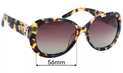 Sunglass Fix Lentes de Repuesto para Marc by Marc Jacobs MMJ 111/S - 56mm Wide 