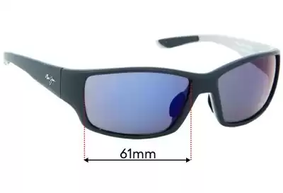 Maui Jim MJ810 Local Kine Verres de Remplacement 61mm wide 