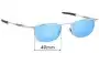 Sunglass Fix Verres de Remplacement pour Oakley Michael Jordan OO 1999-2001 - 49mm Wide 