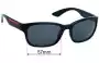 Sunglass Fix Replacement Lenses for Prada SPS05V - 57mm Wide 