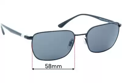 Ray-Ban RB3684 Ersatzgläser 58mm wide 