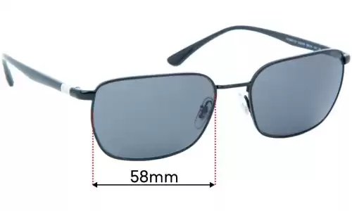 Ray-Ban RB3684 Ersatzlinsen 58mm wide 