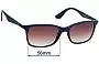 Sunglass Fix Replacement Lenses for Ray-Ban RB7047 - 56mm Wide 
