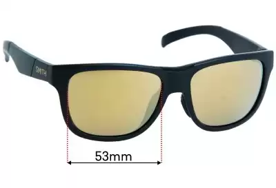 Smith Lowdown David Luiz Replacement Lenses 53mm wide 