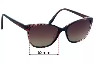 Specsavers Maw Replacement Lenses 53mm wide 