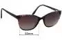 Sunglass Fix Replacement Lenses for Specsavers Maw - 53mm Wide 