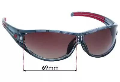 Adidas A267 Evil Eye Replacement Lenses 69mm wide 