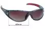 Sunglass Fix Replacement Lenses for Adidas A267 Evil Eye S - 64mm Wide 