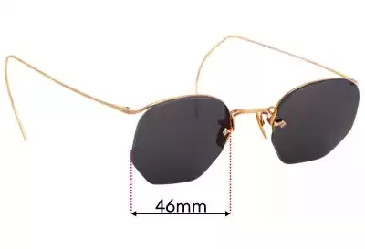 American Optical 1/10 12KGF Replacement Lenses 46mm wide 