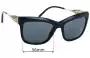 Sunglass Fix Verres de Remplacement pour Burberry BE 4207 - 56mm Wide 