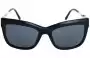 Burberry BE 4207 Folding Wayfarer Replacement Sunglass Lenses - 56mm Wide Front View 