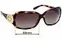 Sunglass Fix Replacement Lenses for Bvlgari 8013-B - 65mm Wide 