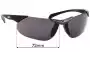 Sunglass Fix Replacement Lenses for Callaway Golf Eyewear S205-BK - 72mm Wide 