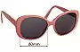 Sunglass Fix Replacement Lenses for Carla Zampatti Sun Rx 02 - 60mm Wide 