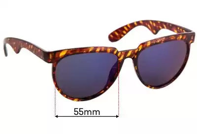 Carrera 5460 Replacement Lenses 55mm wide 