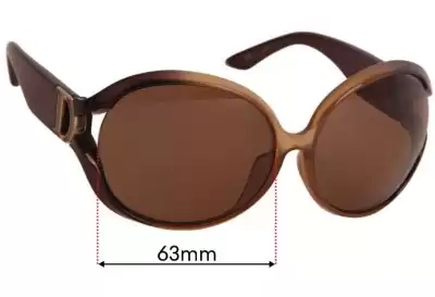 Christian Dior Promenade K Replacement Lenses 63mm wide 