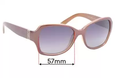 DKNY DY4111 Replacement Lenses 57mm wide 