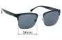 Sunglass Fix Verres de Remplacement pour Dolce & Gabbana DG2148 - 54mm Wide 