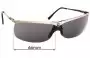 Sunglass Fix Ersatzgläser für Gargoyles Legends II - 66mm Wide 