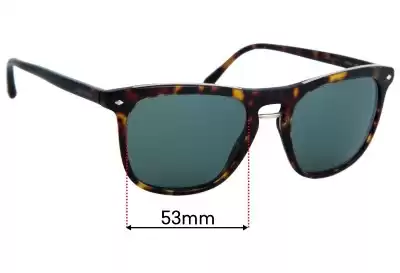 Giorgio Armani AR 8107 Replacement Lenses 53mm wide 