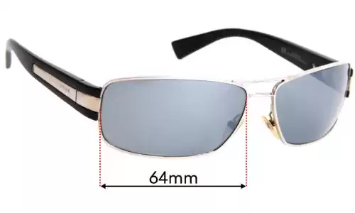 Giorgio Armani GA 598/S Replacement Lenses 64mm wide 