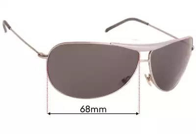 Giorgio Armani GA 134/S Replacement Lenses 68mm wide 