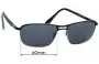 Sunglass Fix Replacement Lenses for Greg Norman G2015S - 60mm Wide 