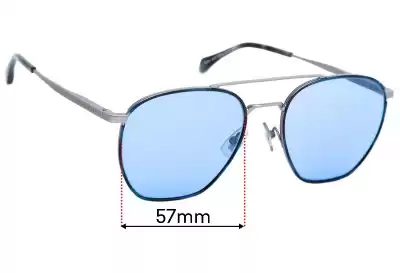 Hugo Boss 1090/S Verres de Remplacement 57mm wide 