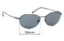 Sunglass Fix Replacement Lenses for Jil Sander  JS121S - 56mm Wide 
