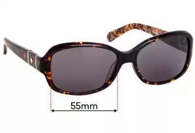 Kate Spade Cheyenne/P/S Replacement Lenses 55mm wide 