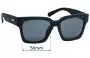 Sunglass Fix Replacement Lenses for Le Specs Weekend Riot - 56mm Wide 