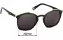 Sunglass Fix Replacement Lenses for Lucy Folk Shady Ships - 51mm Wide 