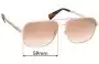 Sunglass Fix Lentes de Repuesto para Marc by Marc Jacobs Sun Rx 05 - 59mm Wide 