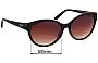 Sunglass Fix Lentes de Repuesto para Maui Jim MJ100 Venus Pool - 58mm Wide 