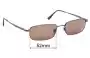Sunglass Fix Ersatzgläser für Maui Jim MJ129 Beachcomber - 52mm Wide 
